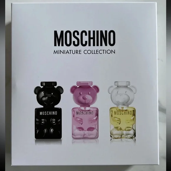 Moschino Miniature Collection Gift Set Toy 2, Bubble Gum & Toy Boy 5ml Eau De - Picture 1 of 3